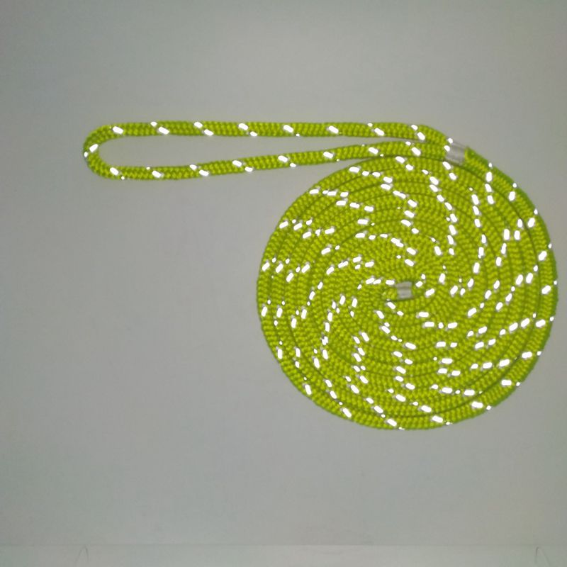 Polypropylene reflective braided rope